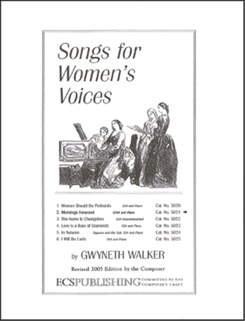Songs for Women's Voices: No. 2. Mornings Innocent